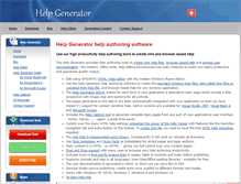 Tablet Screenshot of helpgenerator.com